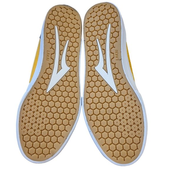 Lakai Manchester Skateboard Shoes Navy White Suede Mens Lace Up Sneakers Size 8 - Picture 7 of 8